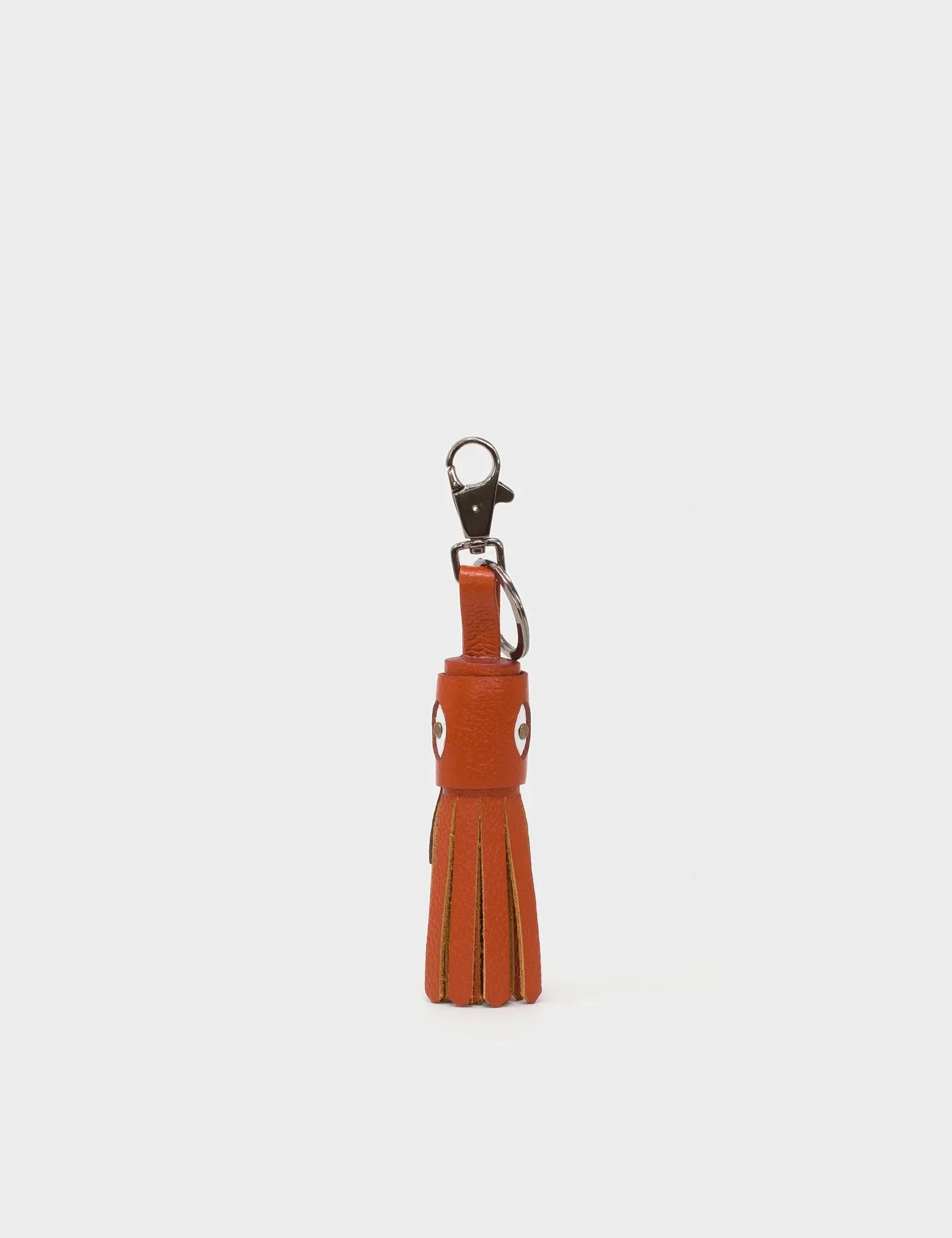 NEW Callie Marie Hue Charm - Cinnamon Leather Squid Keychain