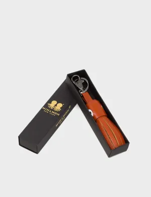 NEW Callie Marie Hue Charm - Cinnamon Leather Squid Keychain
