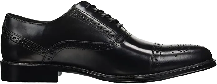 New Kenneth Cole REACTION Men's Zac Lace Up Oxford, 100% Leather, Black, Sz 9.5, Retails $120 