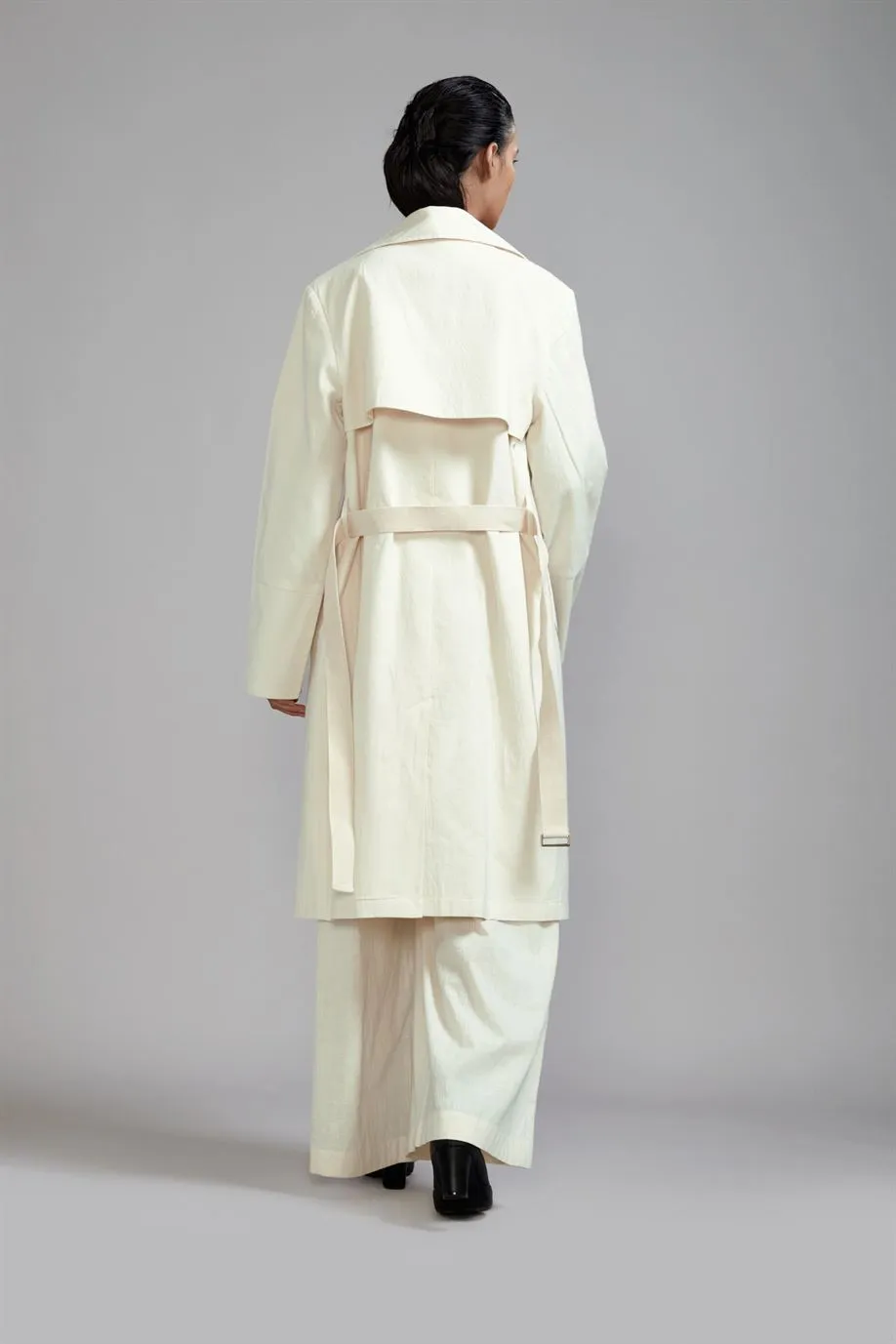 New Season Summer/Fall 24-Jacket Trench Cotton Offwhite-MT KA TR Jacket-Offwhite-Fashion Edit Mati