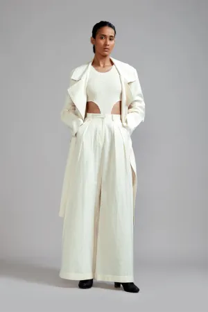 New Season Summer/Fall 24-Jacket Trench Cotton Offwhite-MT KA TR Jacket-Offwhite-Fashion Edit Mati
