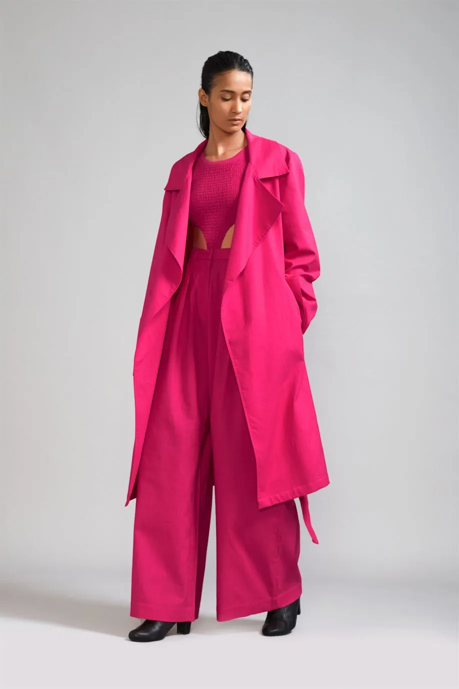 New Season Summer/Fall 24-Jacket Trench Cotton Pink-MT KA TR Jacket-Pink-Fashion Edit Mati