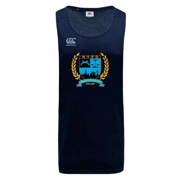 New York Police Dept. Rugby Tempo Vapodri Singlet by Canterbury