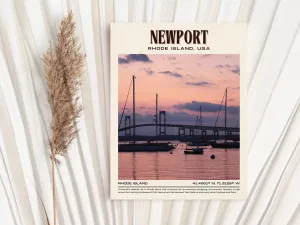 Newport Vintage Wall Art, Rhode Island, USA