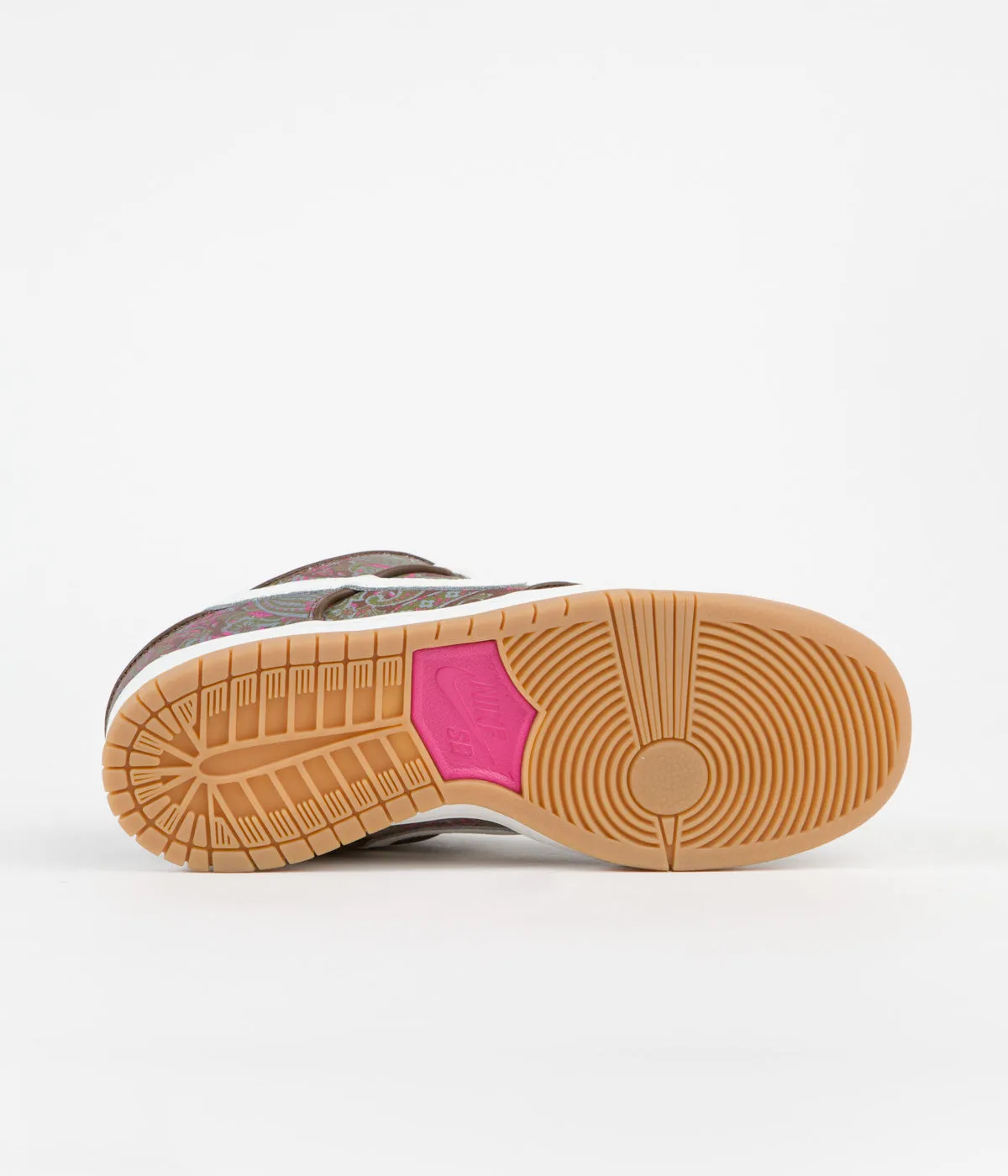 Nike SB Dunk Low Pro Premium 'Paisley' Shoes - Cacao Wow / Summit White - Rough Green