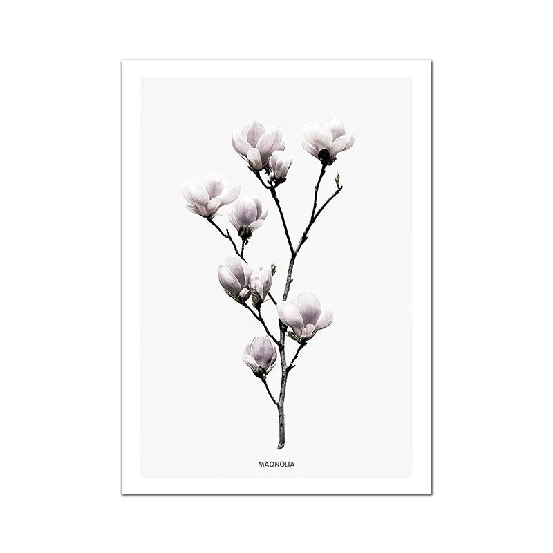 Nordic Fashion Flowers Wall Art