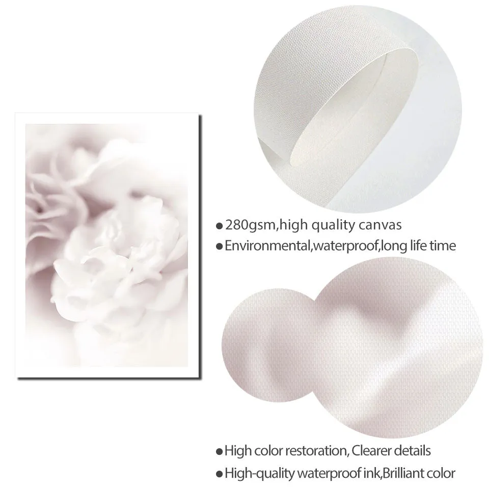 Nordic Fashion Flowers Wall Art