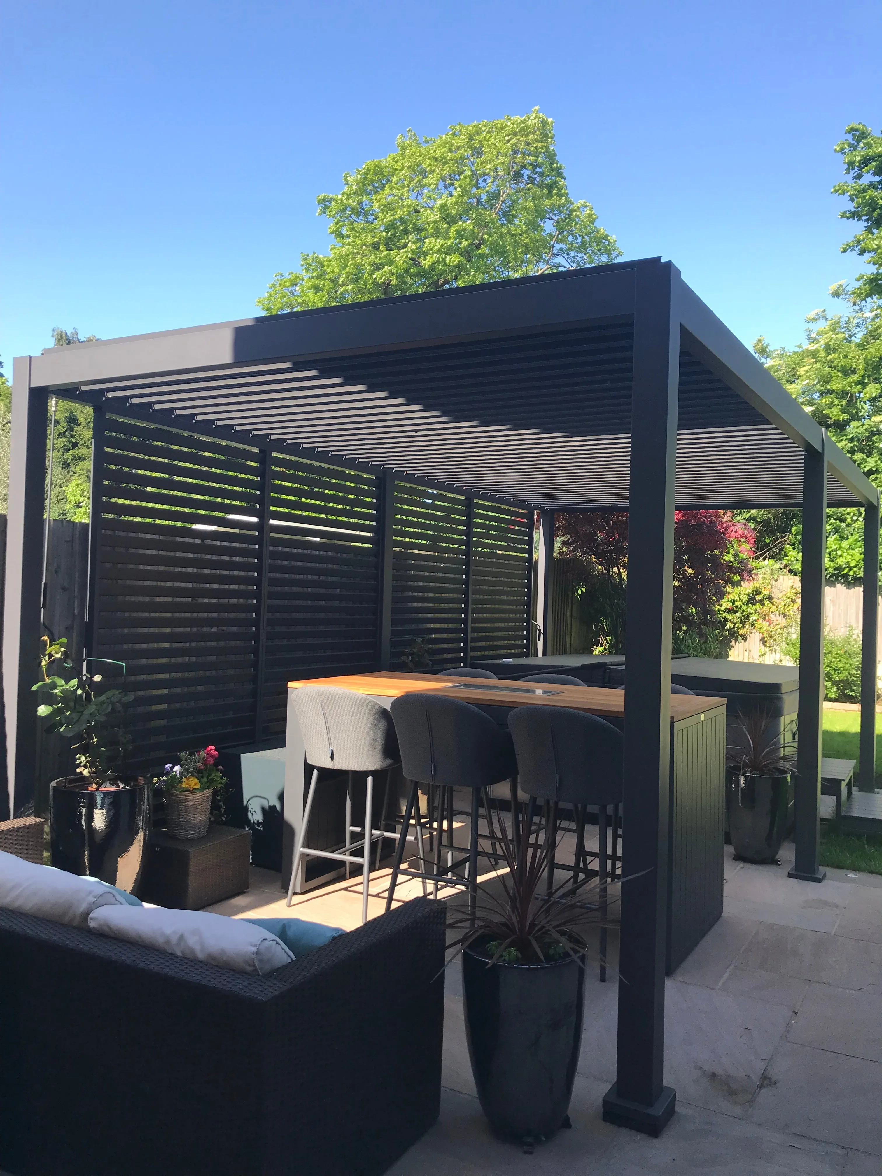 Nova Titan 8m x 3m Rectangular Aluminium Pergola New Model