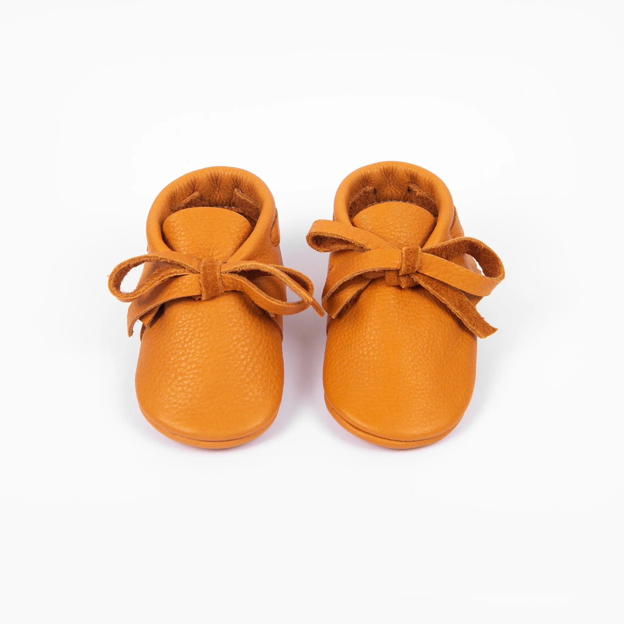 OCHRE LACED MOCCASINS