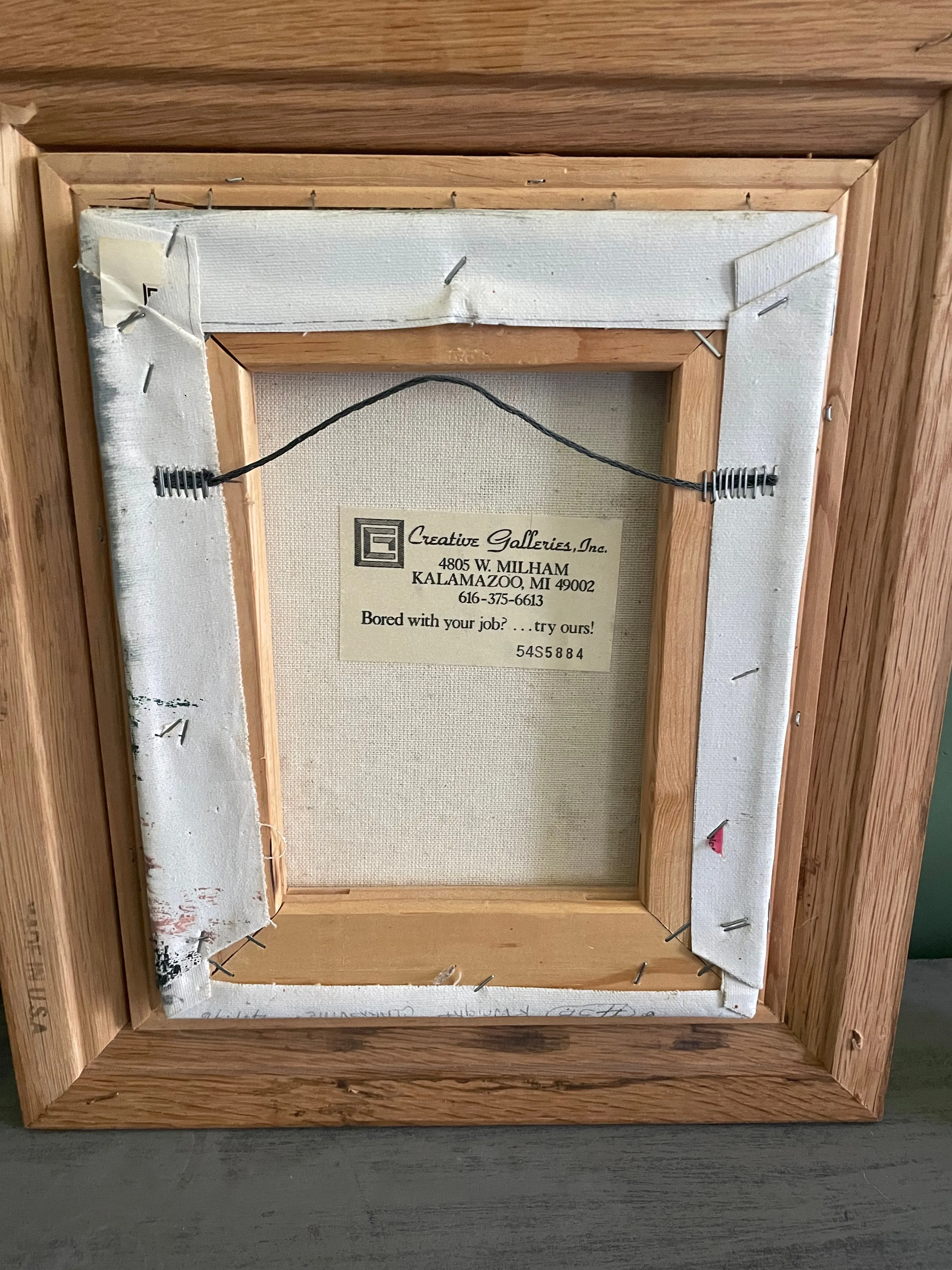 Original framed painting