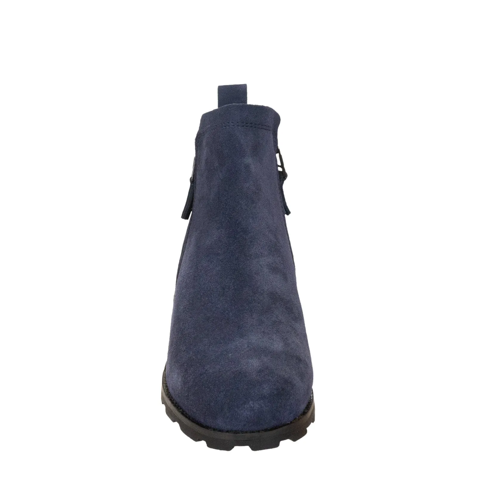 OTBT: STORY in NAVY Wedge Ankle Boots