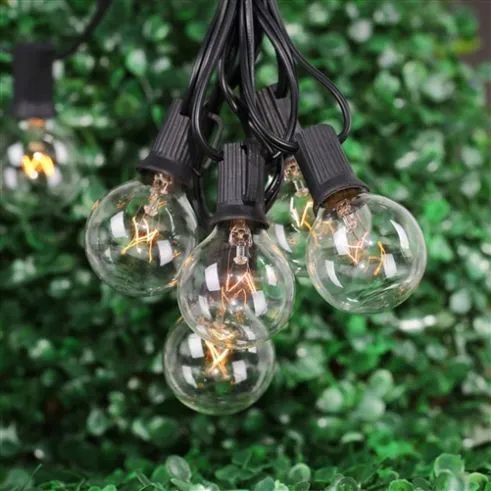 Outdoor Patio Lights - 20 Feet Round Bulb I SPAFAIR
