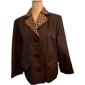 Outerwear by Lisa Leather Jacket. Size   Large