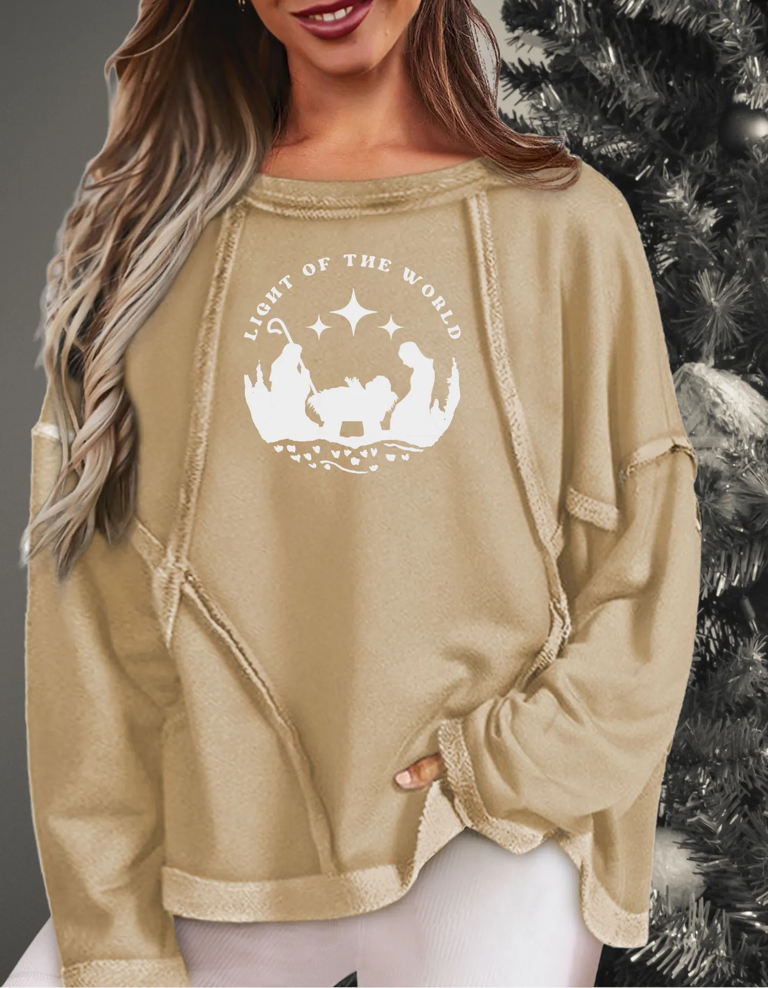 Oversized Loungewear Light Sweatshirt