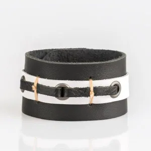 Paparazzi "Bear Lake - Black" Leather Men's Bracelet