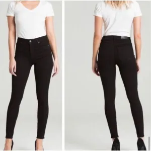 Parker Smith Ava Velvet Black Skinny Jeans Size 30