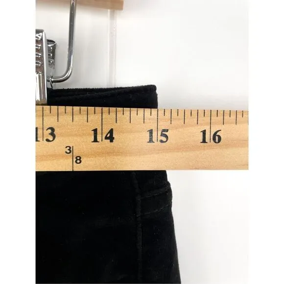 Parker Smith Ava Velvet Black Skinny Jeans Size 30