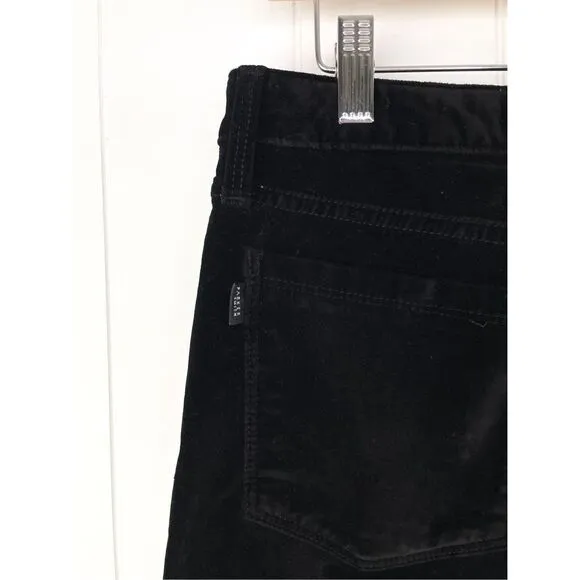 Parker Smith Ava Velvet Black Skinny Jeans Size 30