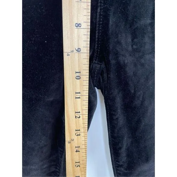 Parker Smith Ava Velvet Black Skinny Jeans Size 30