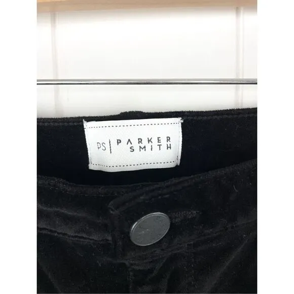 Parker Smith Ava Velvet Black Skinny Jeans Size 30
