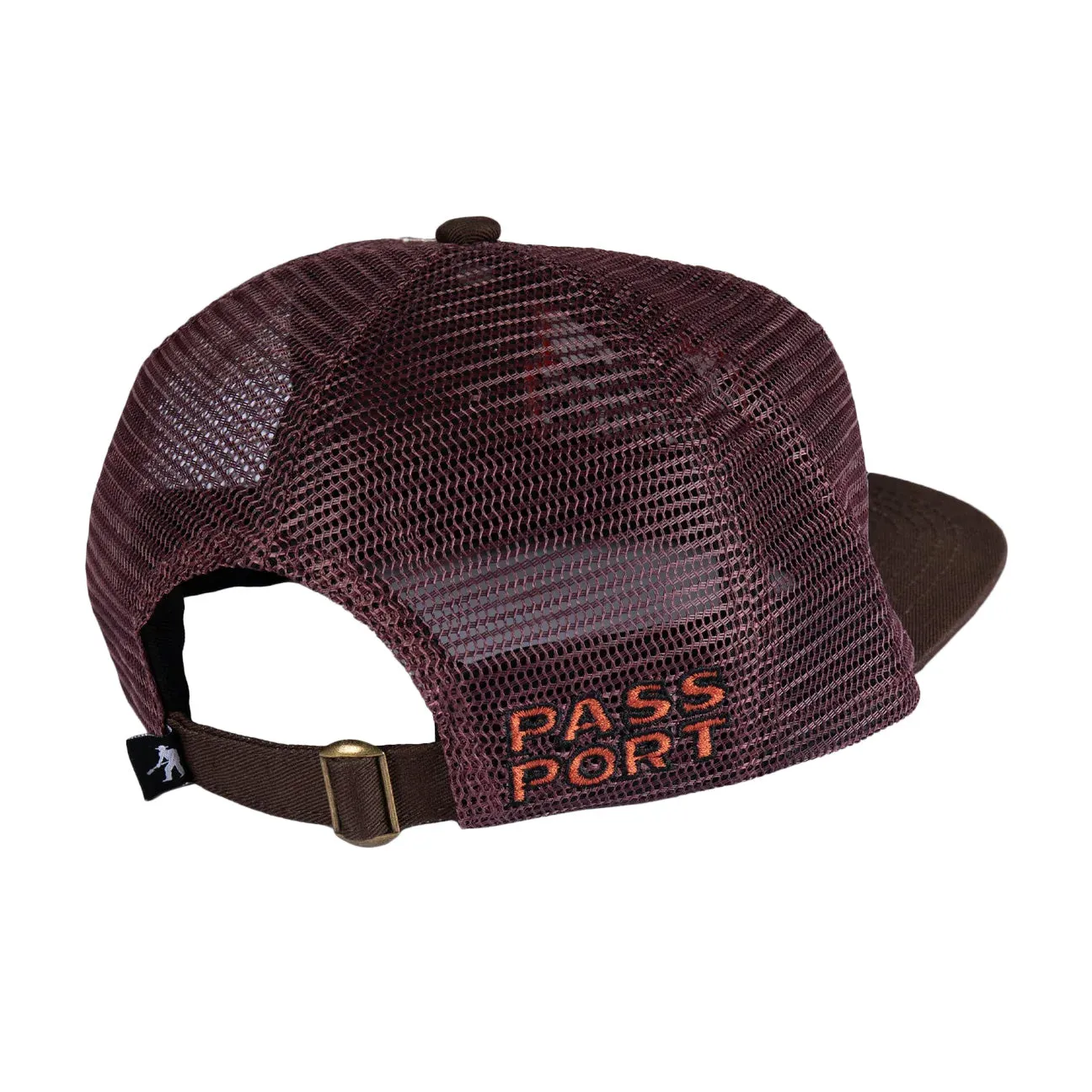 Passport Brush Fire Workers Trucker Cap 'Chocolate / Off White'