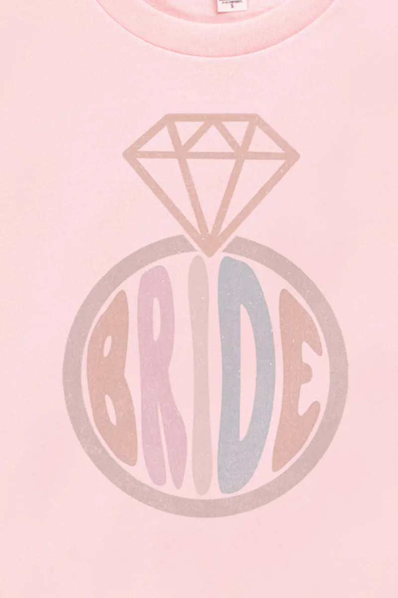 Pastel Ring Bride Tri-Blend Short Sleeve Tee