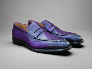 Patina Finished Penny Loafer
