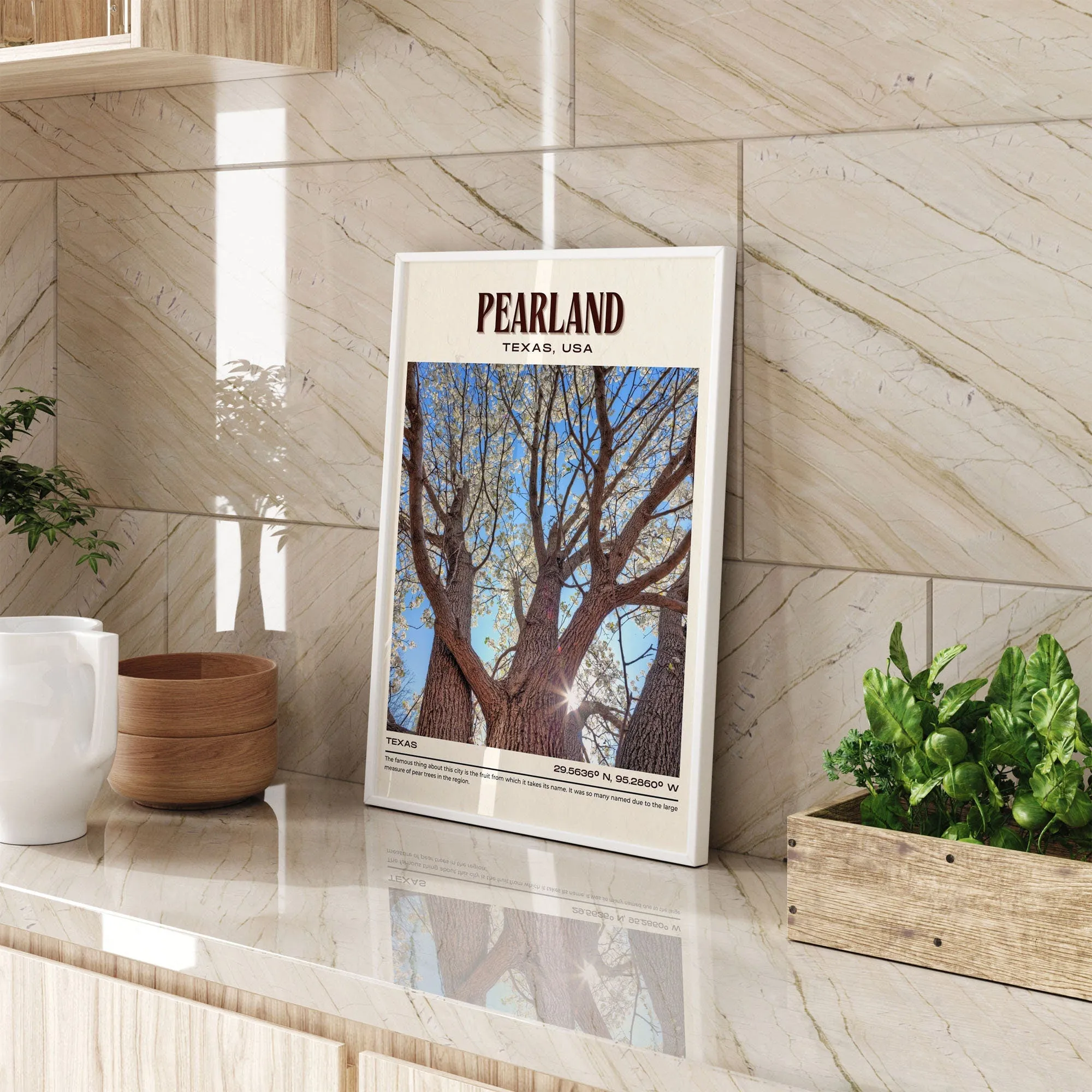 Pearland Vintage Wall Art, Texas, USA