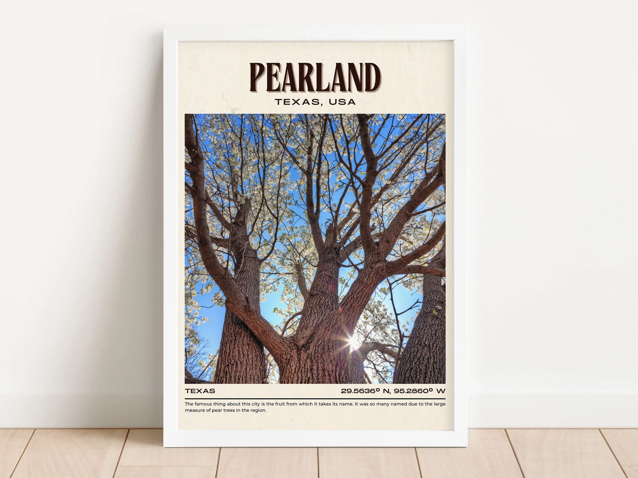 Pearland Vintage Wall Art, Texas, USA