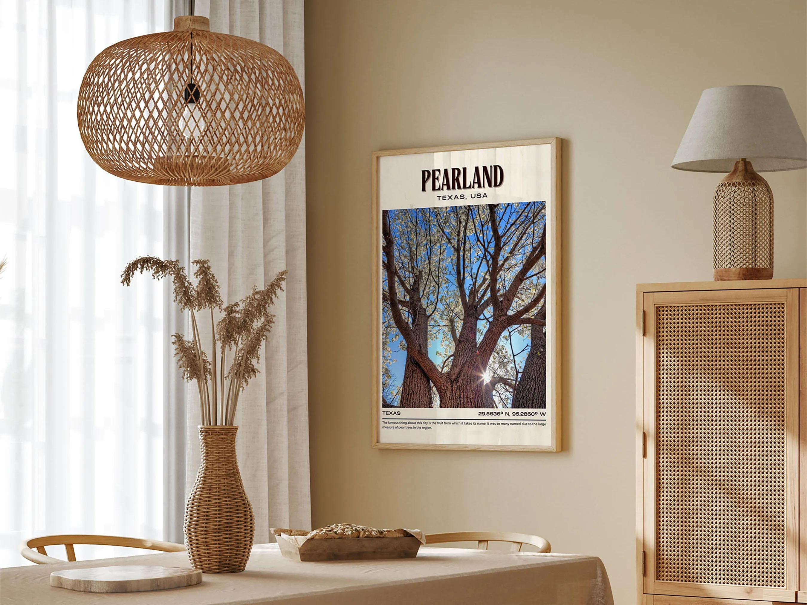 Pearland Vintage Wall Art, Texas, USA