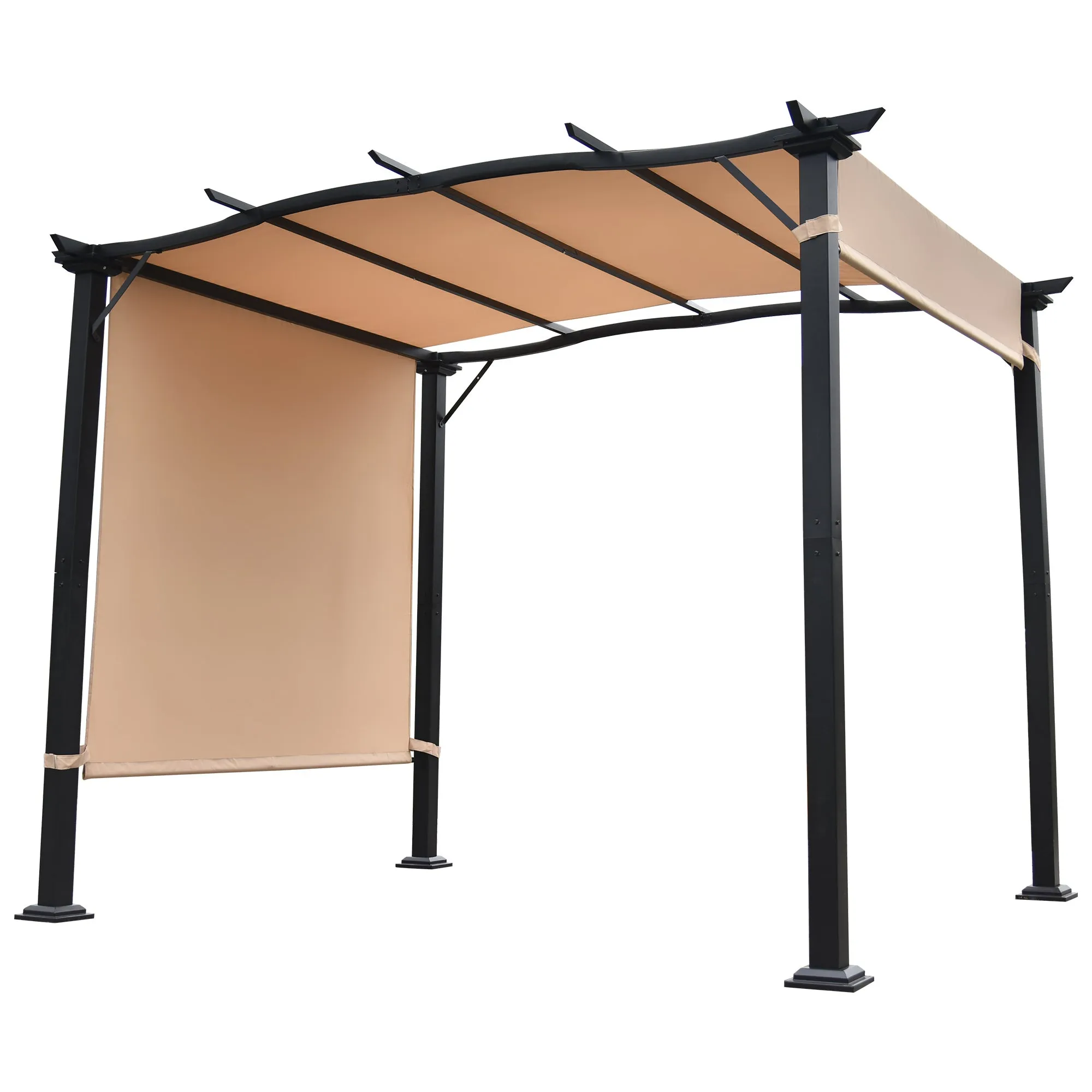 Pergolas Sunshade Waterproof Gazebo with Retractable Canopy