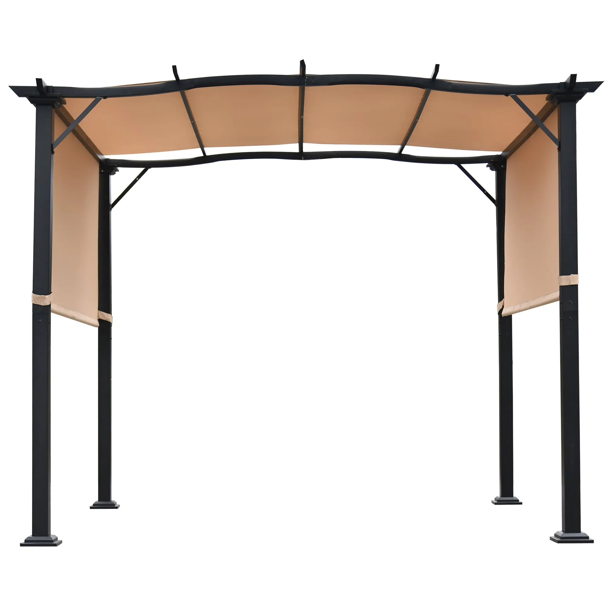 Pergolas Sunshade Waterproof Gazebo with Retractable Canopy