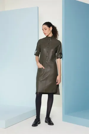 Perona   I   Womens-Outerweareather Dress-Nala-Pma-Fv21-7917-Olive  AS7904