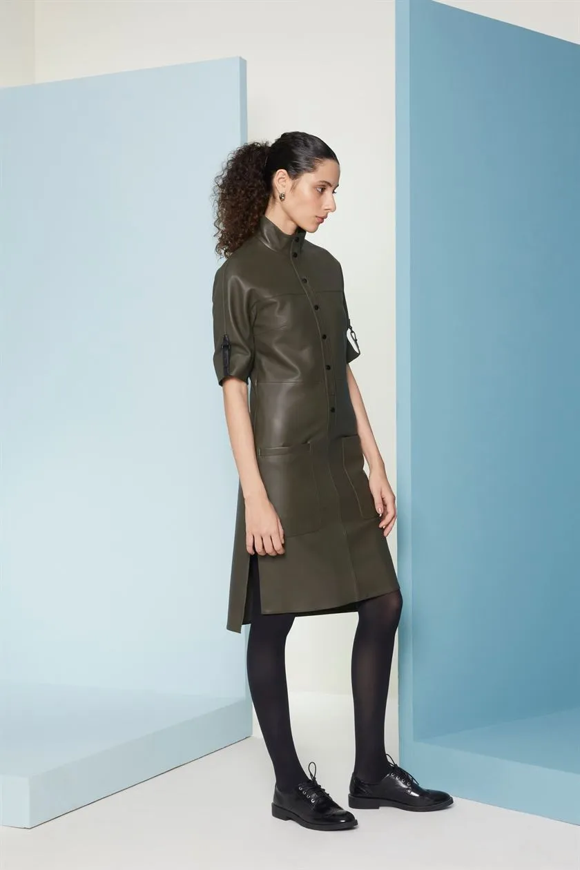 Perona   I   Womens-Outerweareather Dress-Nala-Pma-Fv21-7917-Olive  AS7904