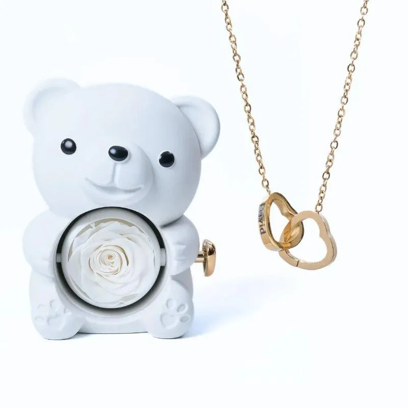 Personalized Eternal Bear Necklace