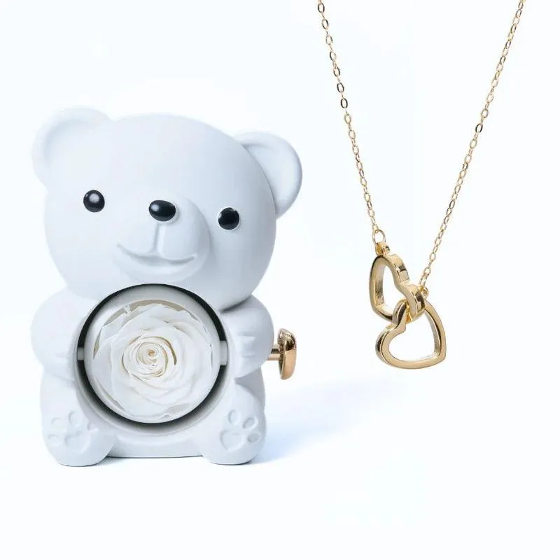 Personalized Eternal Bear Necklace