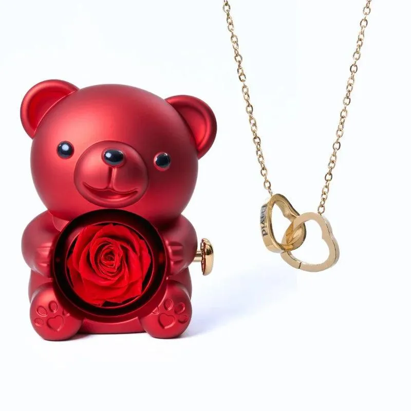 Personalized Eternal Bear Necklace