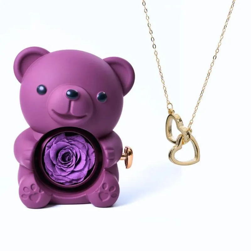 Personalized Eternal Bear Necklace