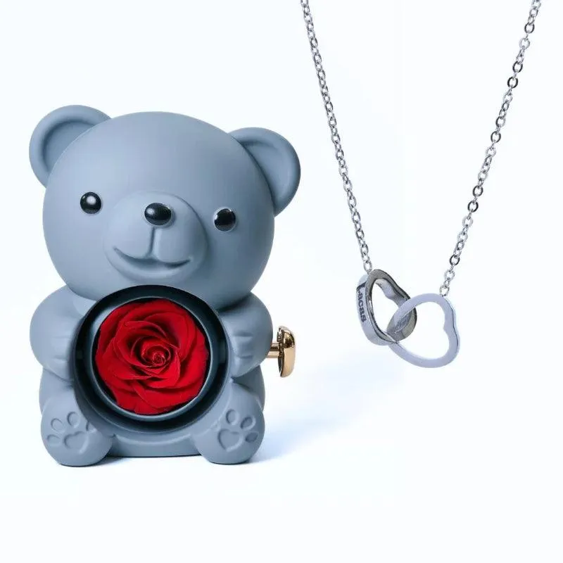 Personalized Eternal Bear Necklace