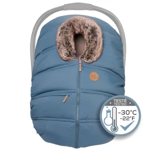 Petit Coulou Winter Car Seat Cover - Macaroon Wolf