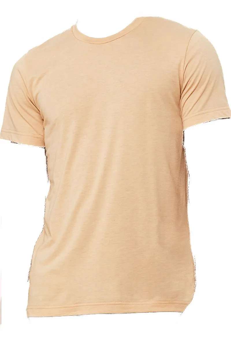 Pink Leopard Howdy Tri-Blend Short Sleeve Tee