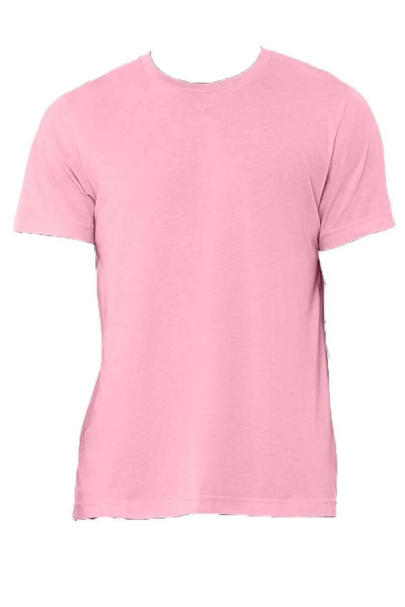 Pink Leopard Howdy Tri-Blend Short Sleeve Tee