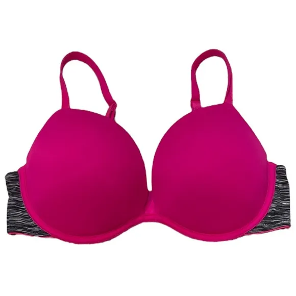 PINK Victoria’s Secret Wear Everywhere Super Push Up Bra Size 36C