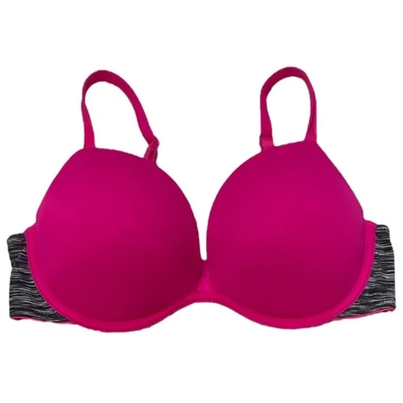 PINK Victoria’s Secret Wear Everywhere Super Push Up Bra Size 36C