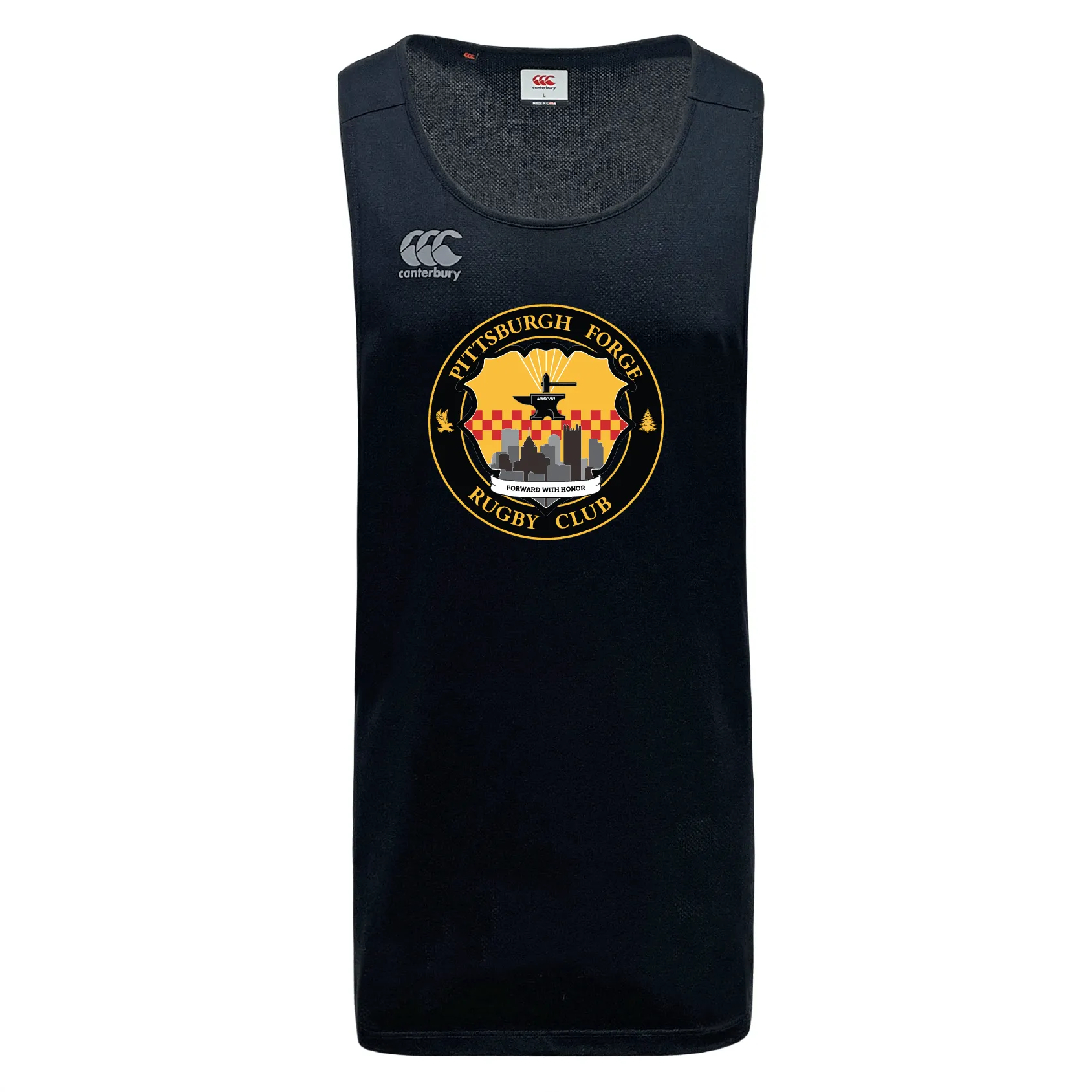 Pittsburgh Forge Tempo Vapodri Singlet by Canterbury