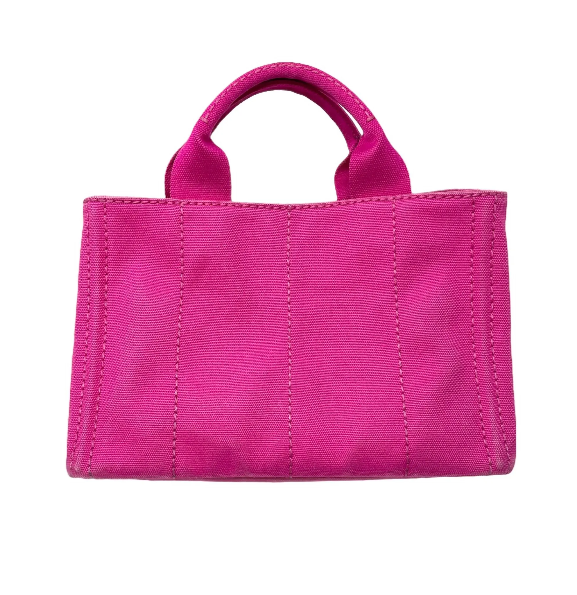 Prada Pink Canvas 2way Tote
