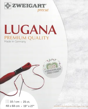 Precut  Zweigart Lugana Vintage 25 count Marble 3835/7139