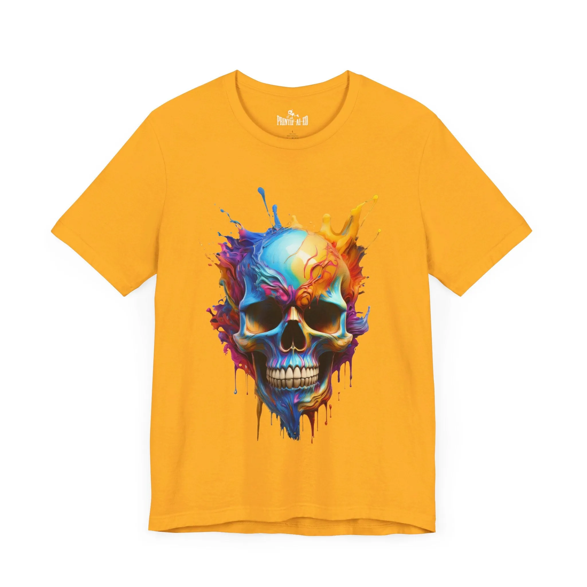 Printif-AI-ed Men's Color Skull Premium Tee
