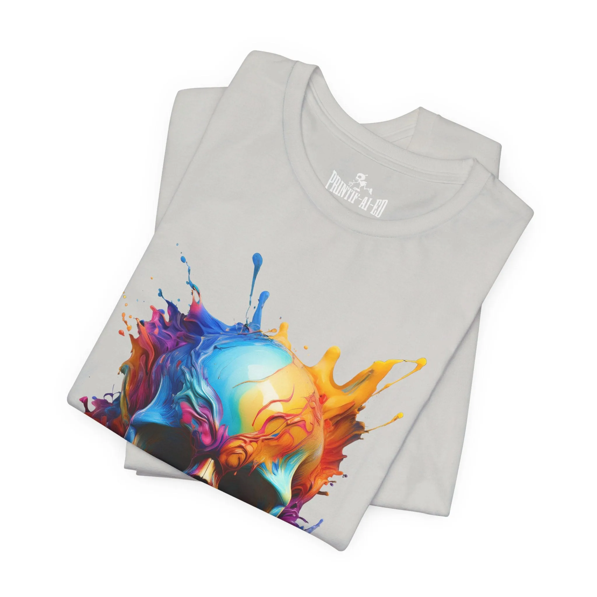 Printif-AI-ed Men's Color Skull Premium Tee