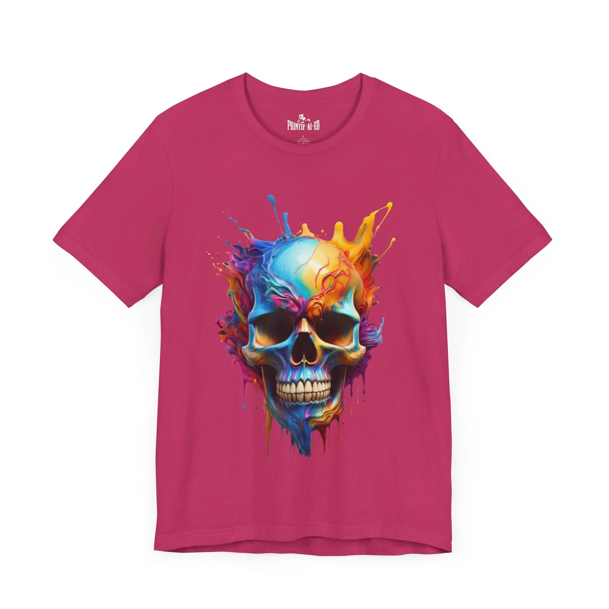 Printif-AI-ed Men's Color Skull Premium Tee